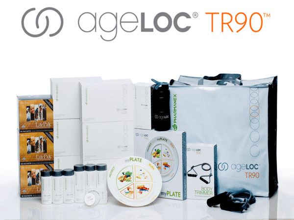 bộ sản phẩm Ageloc TR90 hương Socola